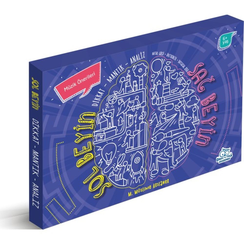 Sağ Beyin Sol Beyin Egzersizleri Set (3 Kitap) - M. Müslime Arslaner Zihinsel Gelişim Kitapları Fiyatı