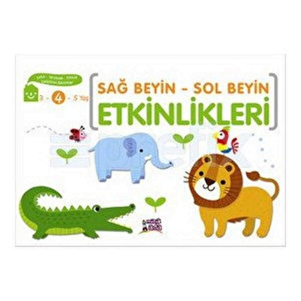 Sağ Beyin Sol Beyin Etkinlikleri 4 Yaş - Elif Konar Zihinsel Gelişim Kitapları Fiyatı