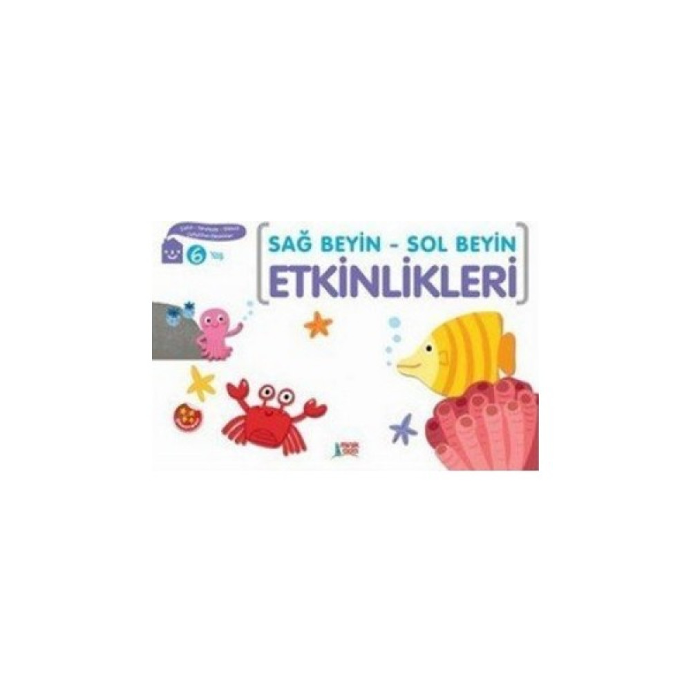 Sağ Beyin, Sol Beyin Etkinlikleri 6 Yaş - Elif Konar Zihinsel Gelişim Kitapları Fiyatı