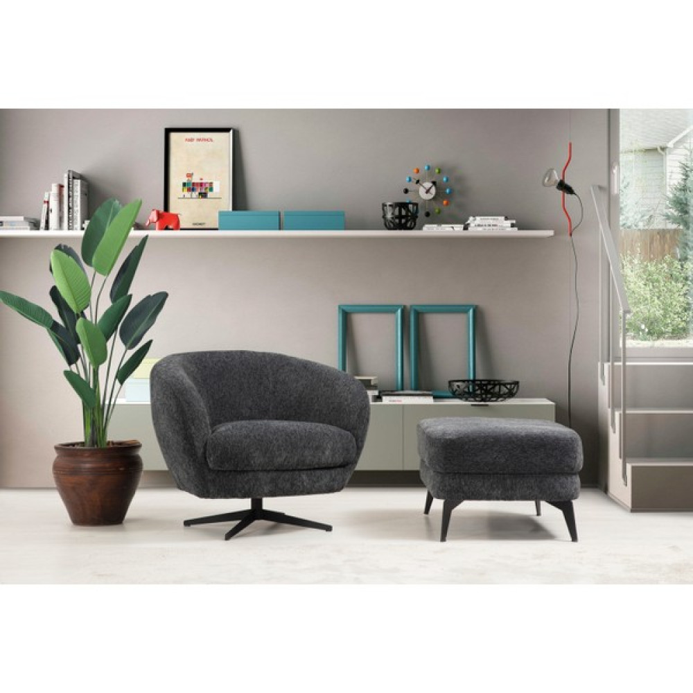Saga Living Cratos Antrasit Berjer Tekli Koltuk & Berjer Fiyatı