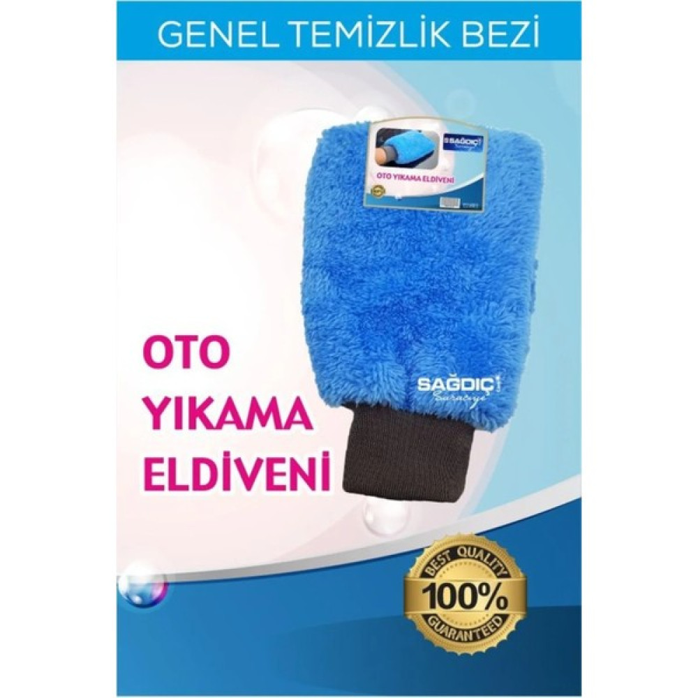 Sağdıç Saraciye Mikrofiber Oto Araç Yıkama Eldiveni OTOBEZ001 Oto Bakım Bezleri Fiyatı
