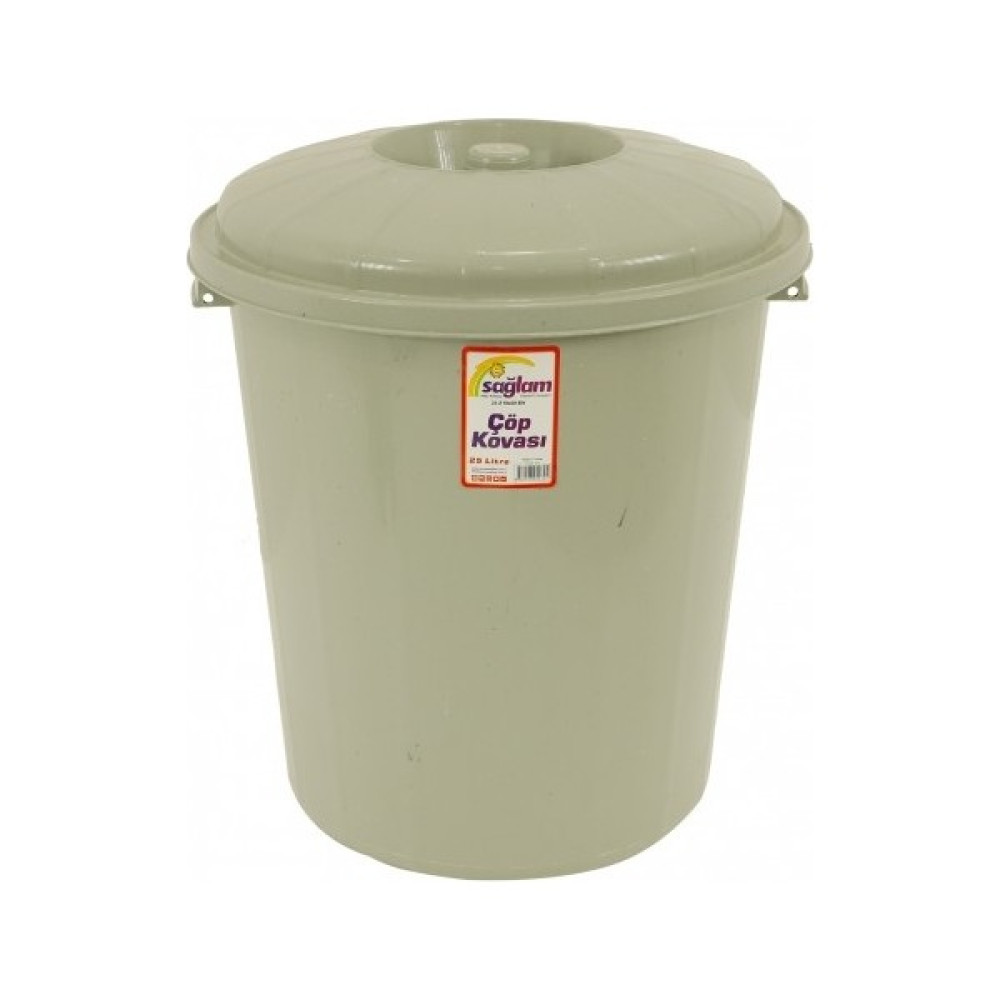 Sağlam Plastik Junior Çöp Kovası Kilitsiz 25 lt Oto Seyahat Ürünleri Fiyatı