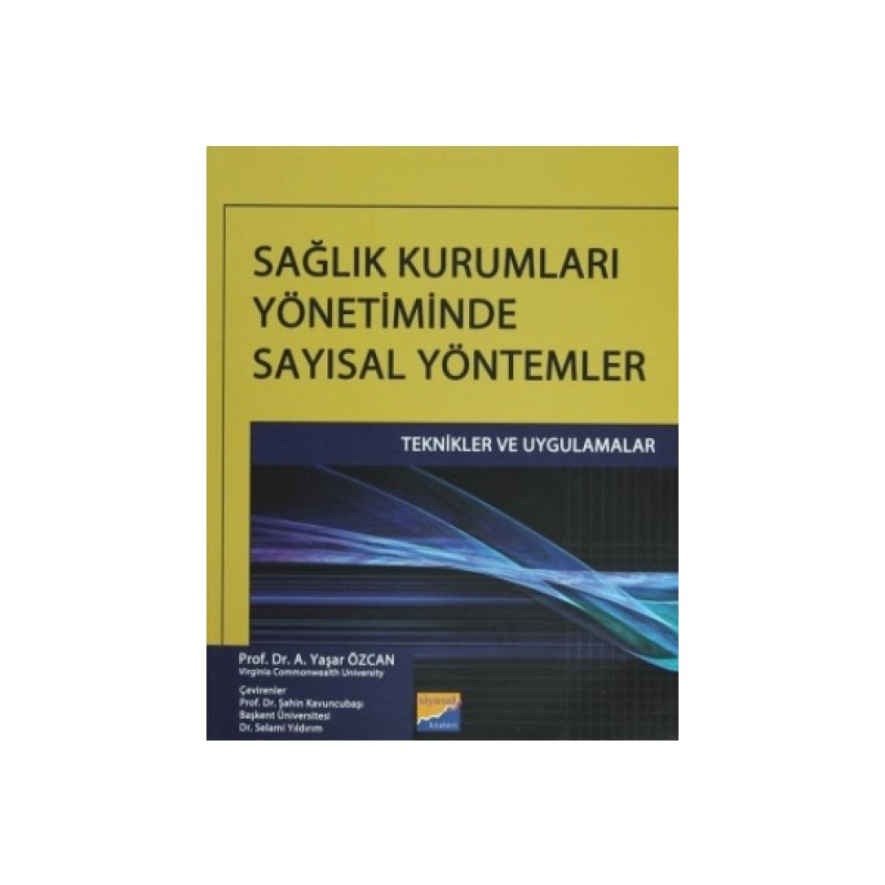 Sağlık Kurumları Yönetiminde Sayısal Yöntemler Edebiyat Fiyatı