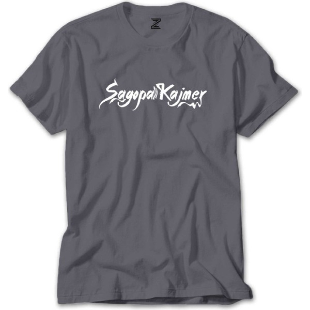 Sagopa Kajmer Text Gri Tişört Erkek T-shirt Fiyatı