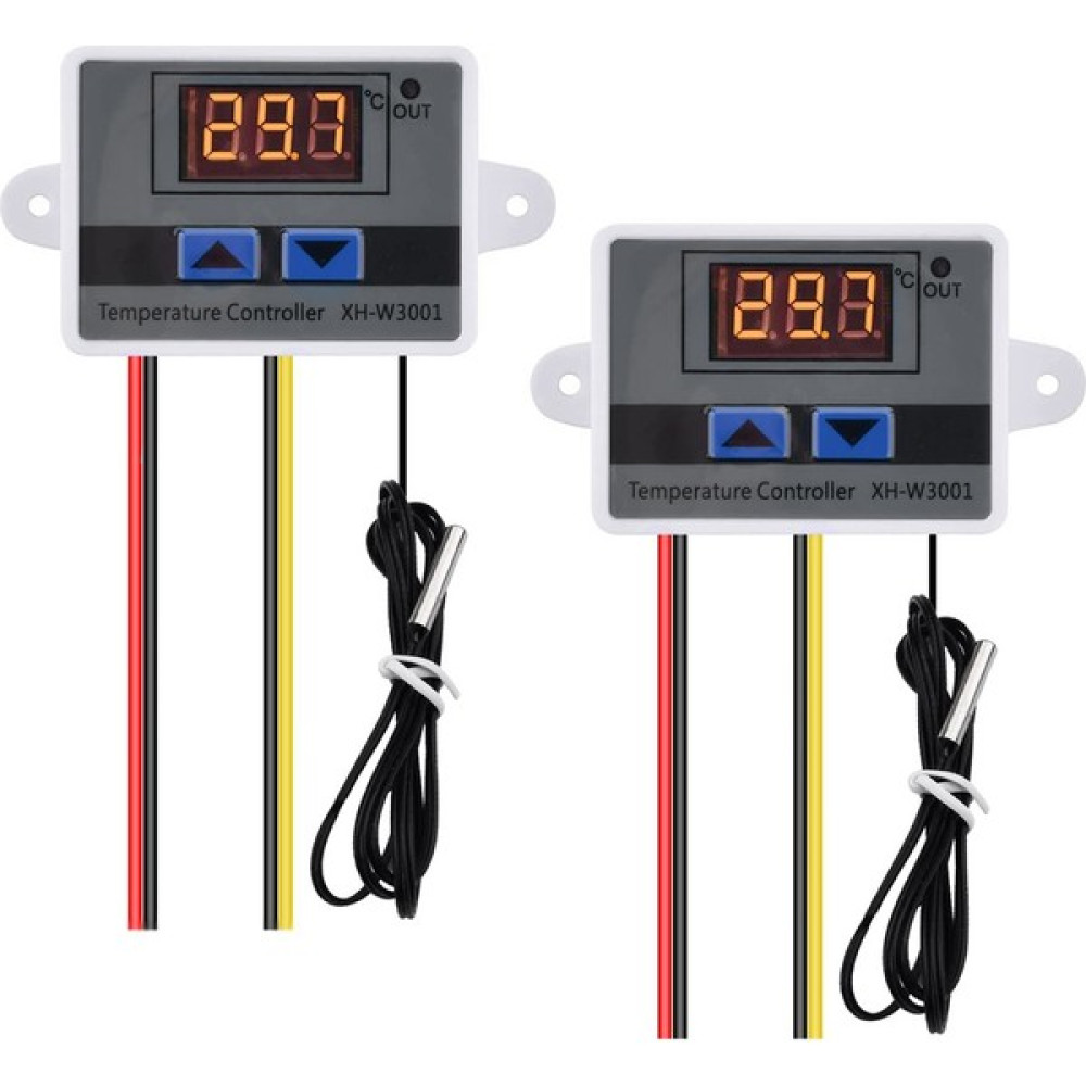 Sagrado 2 Adet XH-W3001 Dijital Sıcaklık Kontrol Cihazı Sensörlü AC110V-220V Termostat Sıcaklık Anahtarı Isıtma Soğutma (Yurt Dışından) Termometre & Higrometre Fiyatı
