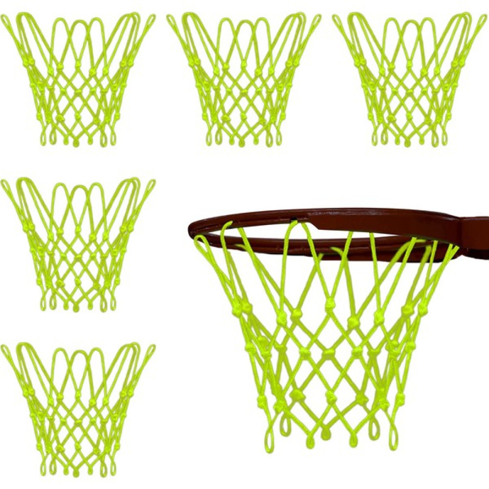 Sagrado 6 Adet Gece Lambası Basketbol Potası Net Güneş Enerjili Aydınlık Spor Basketbol Potası Ağı Açık Çocuklar Için 12 Inç Çapı (Yurt Dışından) Futbol Malzemeleri Fiyatı