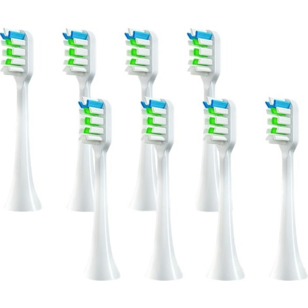 Sagrado 8 Adet Yedek Diş Fırçası Kafaları Xiaomi Soocas V1X3/X3U X1/x3/x5 Elektrikli Diş Fırçası Kafaları Beyaz (Yurt Dışından) - Siyah Tıraş Bıçağı ve Yedekleri Fiyatı