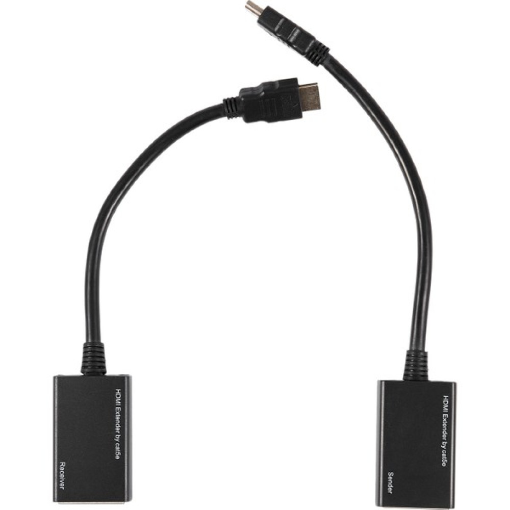 Sagrado HDMI Over RJ45 CAT5E Cat6 Utp Lan Ethernet Genişletici Tekrarlayıcı 1080P 3D - 100FT (Yurt Dışından) - Siyah - Siyah - 1 Adet Cep Telefonu Kablosu Fiyatı