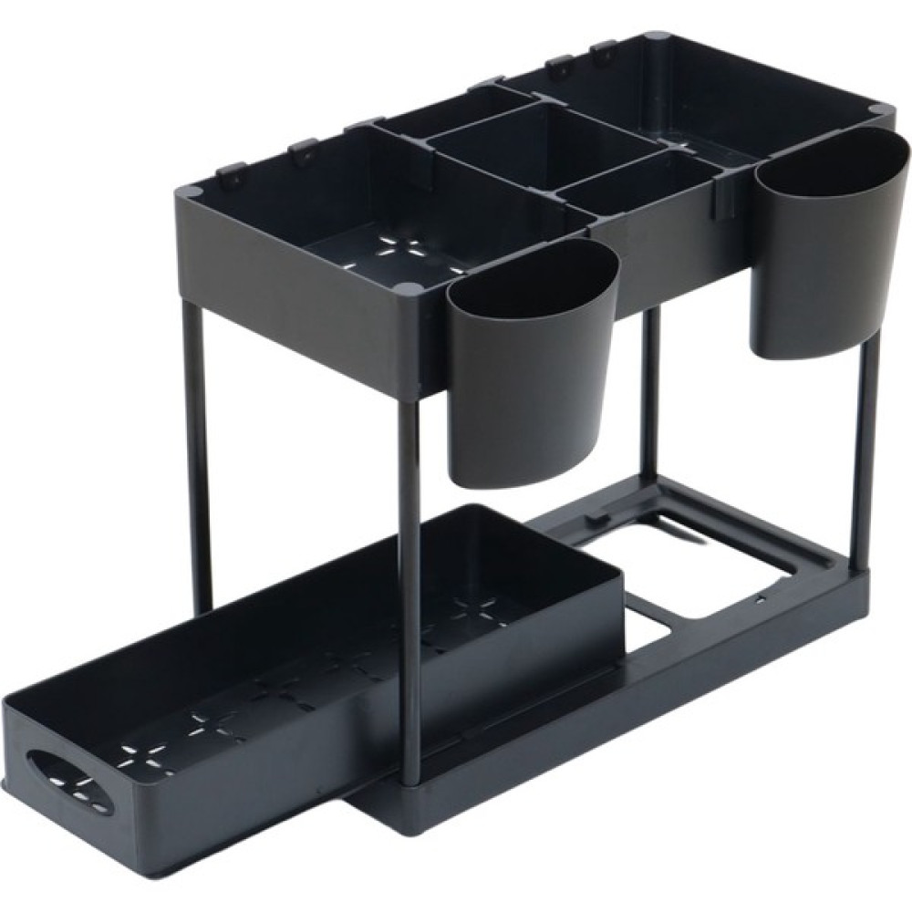 Sagrado Lavabo Altı Düzenleyiciler ve Depolama (Yurt Dışından) - Siyah - Kitchen Racks & Shelves Duvar Rafı Fiyatı