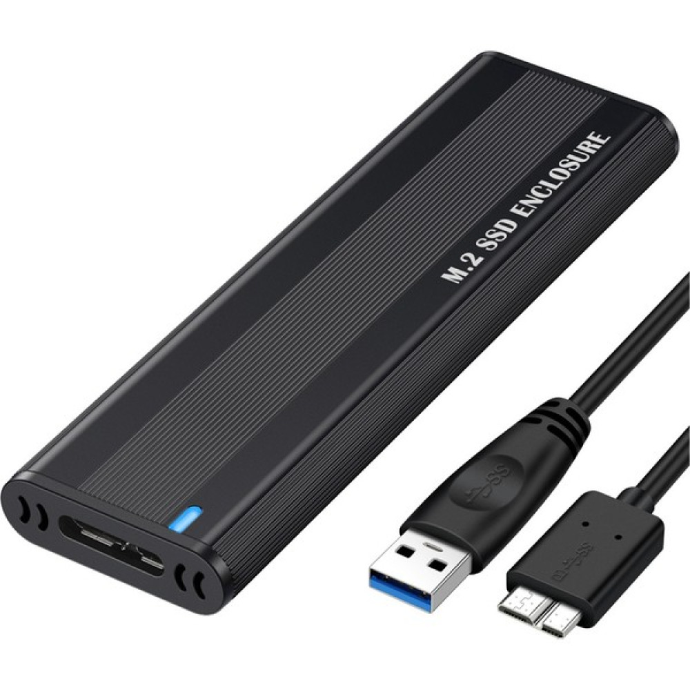 Sagrado M2 SSD Kasa Ngff 5 Gbps Sata Protokolü M.2 - USB 3.1 Gen1 SSD Adaptörü Için Ngff Sata SSD Disk Kutusu M.2 SSD Kılıfı (Yurt Dışından) - Siyah HDD Kutuları Fiyatı