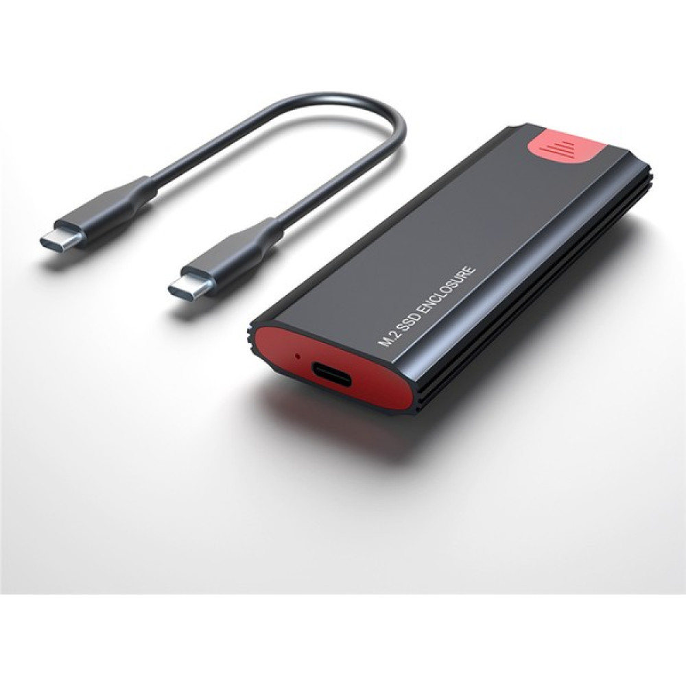 Sagrado M2 SSD Nvme Muhafaza M.2 - USB 3.1 SSD Kutusu Kasa M.2 Pcıe Nvme M Anahtar 2230/2242/2260/2280 Aracı Ücretsiz Adaptör, Siyah (Yurt Dışından) HDD Kutuları Fiyatı