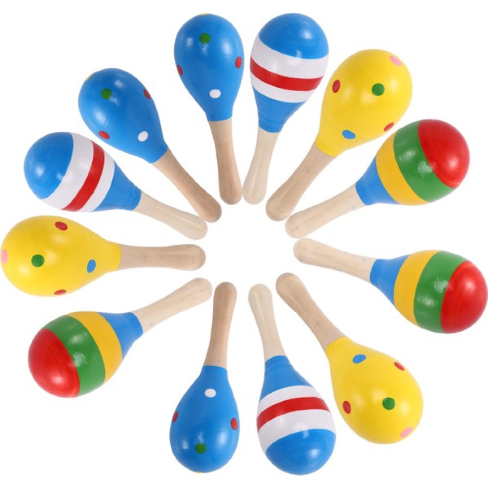 Sagrado Maraca Partisi Için 12 Parça Marakas Ahşap Marakas Fiesta Için Renkli Mini Marakas Müzik Aletleri Şekeri Marakas, Rastgele Renkler (Yurt Dı... Vurmalı Çalgılar Fiyatı