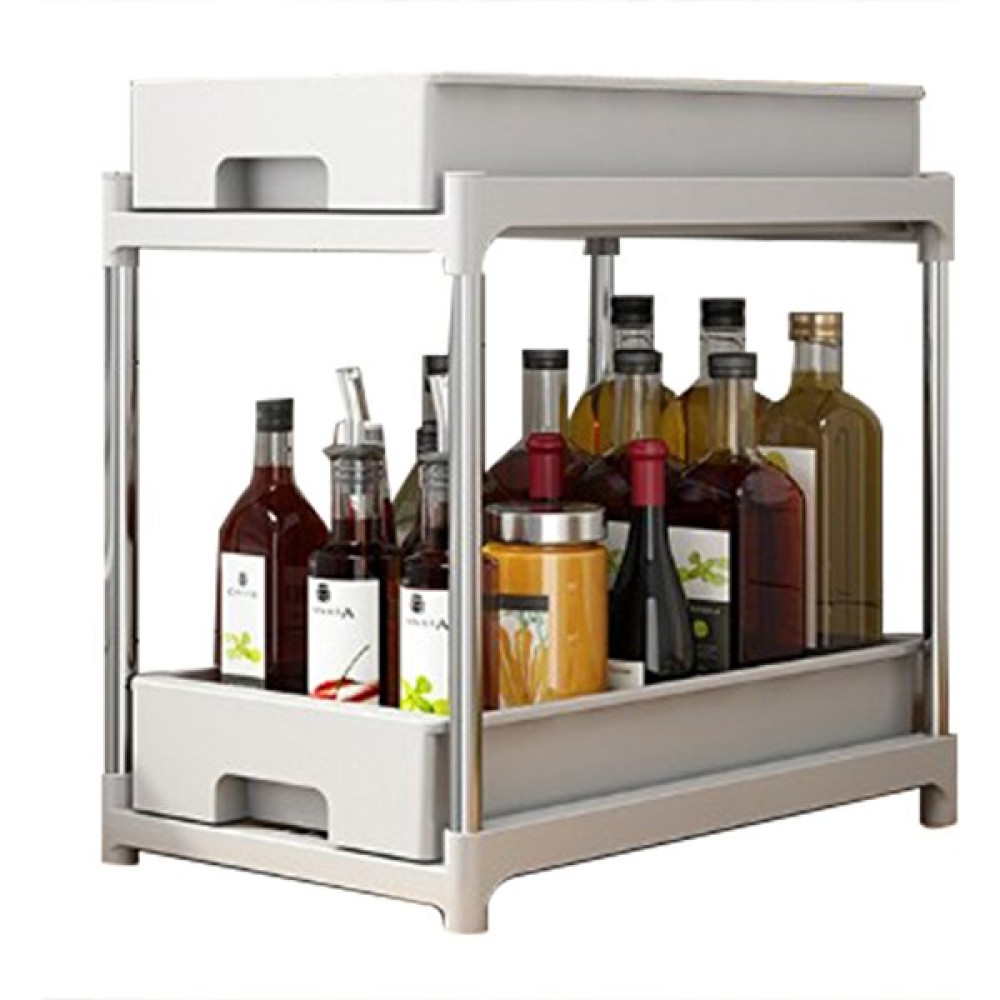 Sagrado Mutfak Baharat Rafı Çekmece Mutfak Dolapları Organizatör Sepet Gri (Yurt Dışından) - Beyaz - Kitchen Racks & Shelves Duvar Rafı Fiyatı