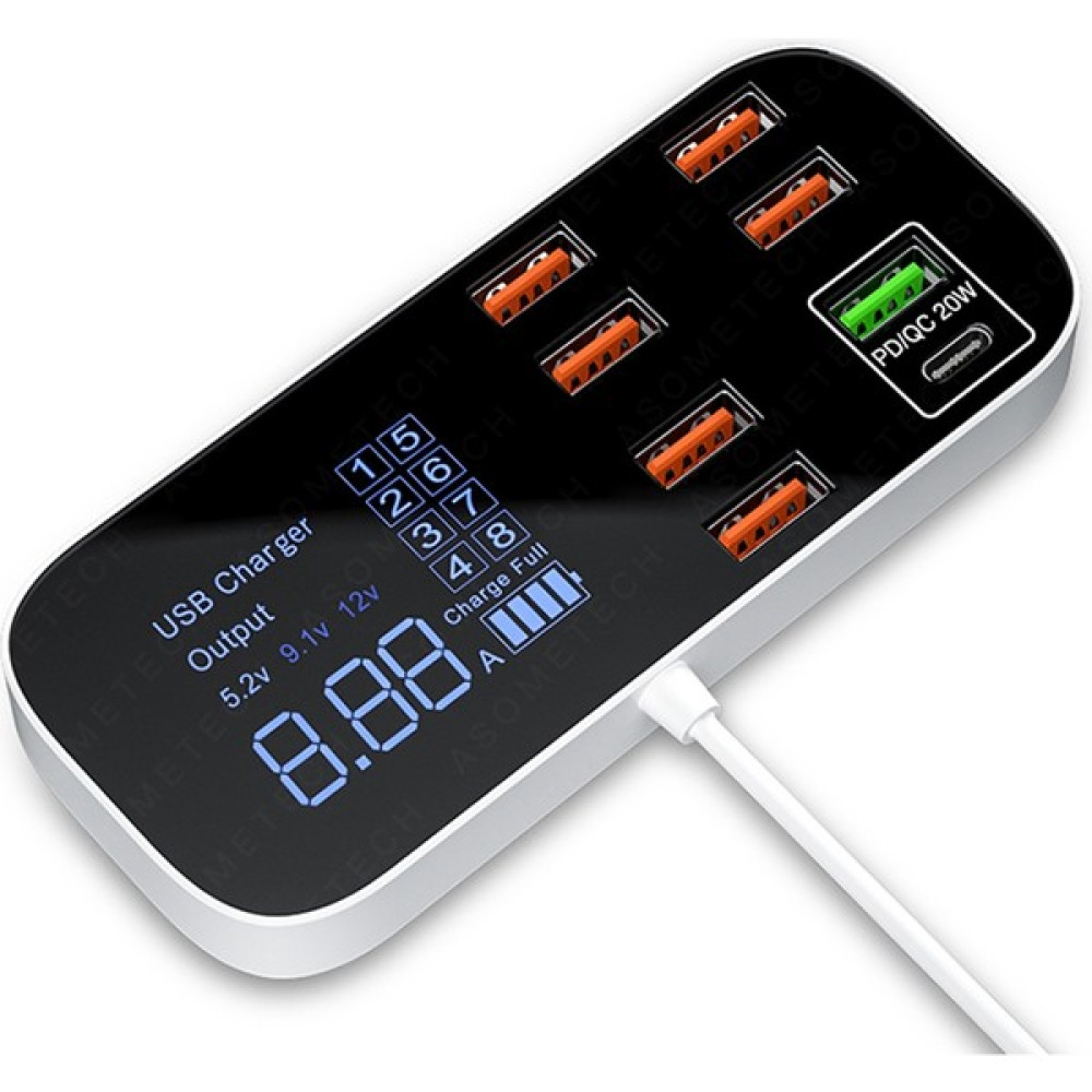 Sagrado Port Hızlı Şarj USB Şarj Aleti Hub Taşınabilir Seyahat Cep Telefonu Şarj Adaptörü Akıllı Telefon Için Hızlı Şarj Cihazı-Ab Tak (Yurt Dışından) Cep Telefonu Şarj Cihazı Fiyatı