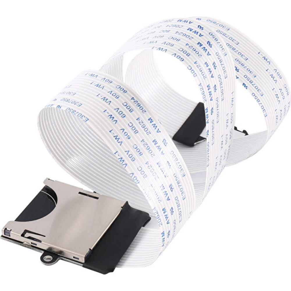 Sagrado Sd Kart Dişi Tf Mikro-Sd Erkek Esnek Hafıza Kartı Uzatma Kablosu Okuyucu Tf - Microsd Adaptör Kablosu (480MM) (Yurt Dışından) - Siyah Hafıza Kartları Fiyatı