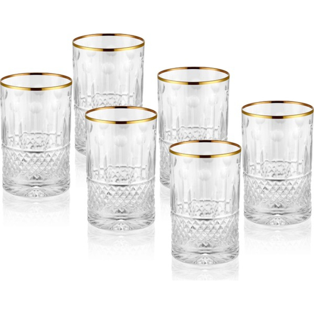 Şah Fenix Kahve Yanı Su Bardağı Kristal Gold Fincan / Bardak / Kahve Takımı Fiyatı