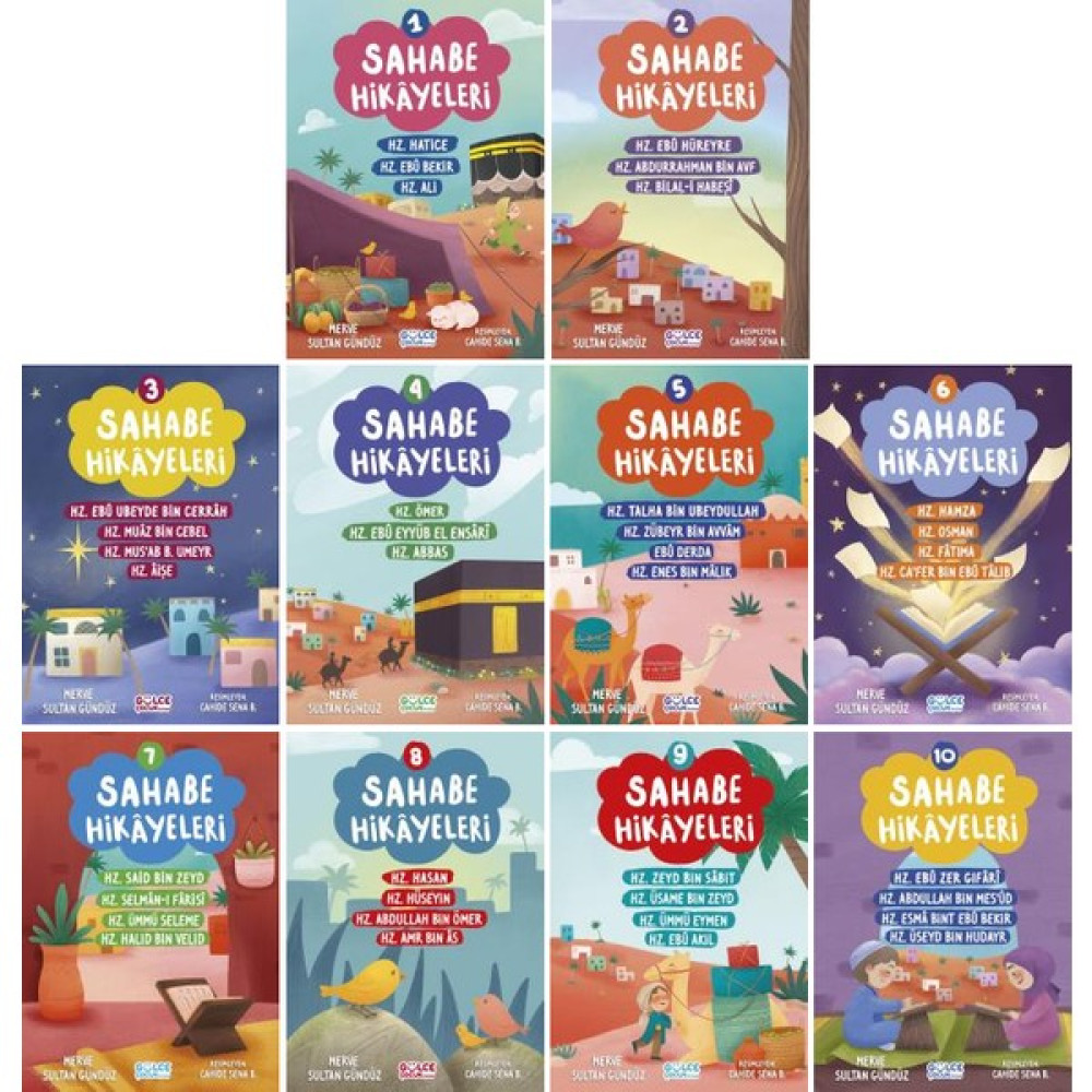 Sahabe Hikayeleri 10 Kitap - Merve Sultan Gündüz Çocuk Masal Fiyatı