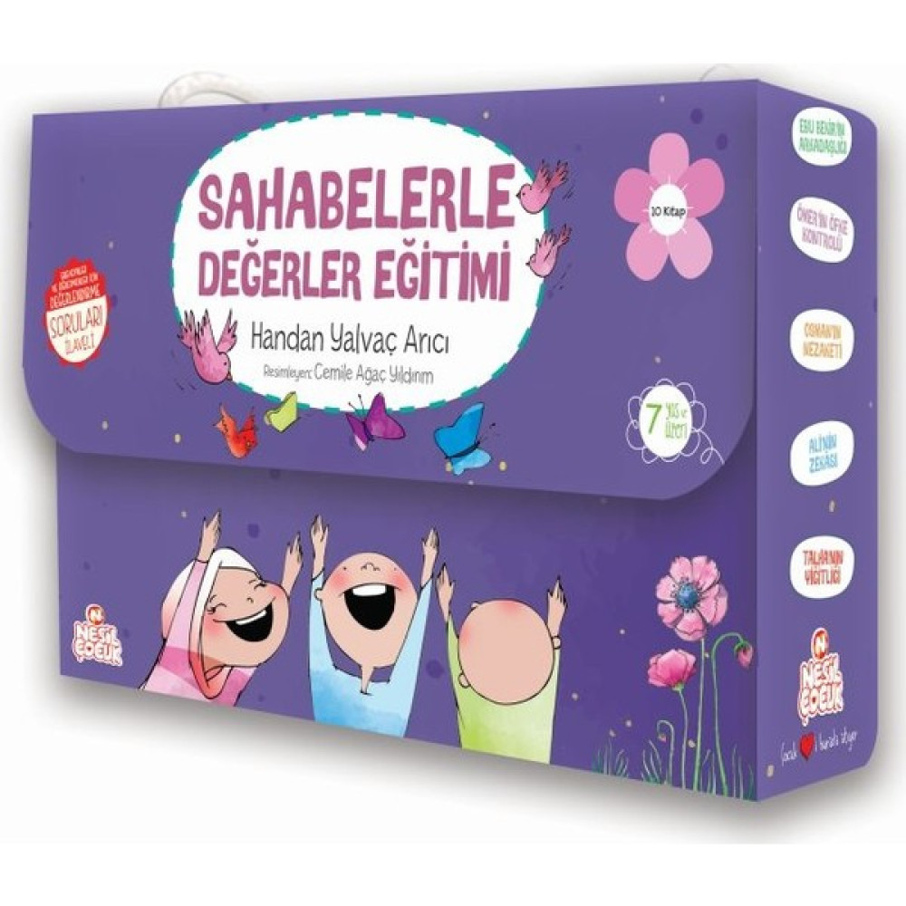 Sahabelerle Değerler Eğitimi ( 10 Kitap ) - Handan Yalvaç Arıcı Çocuk ve Gençlik Fiyatı