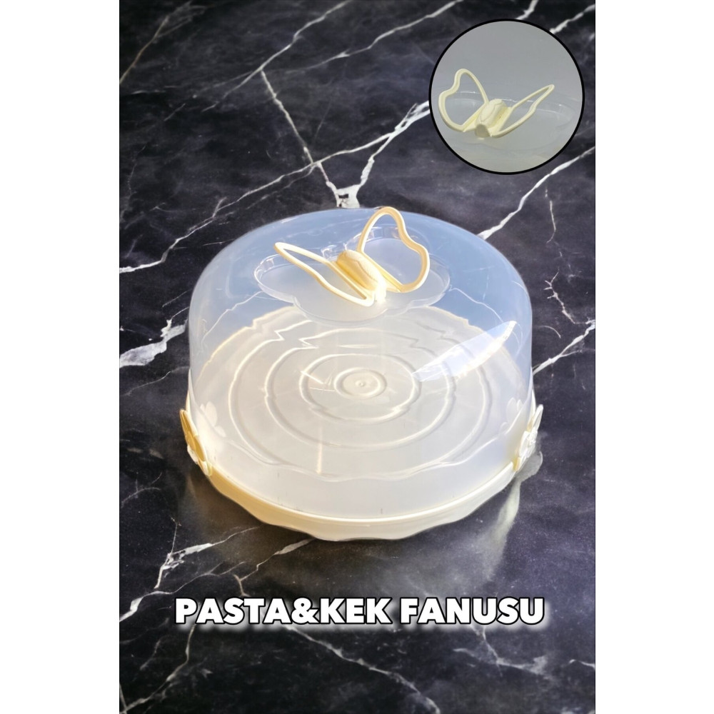 Şahane Pazar Kilitli Pasta Ve Kek Saklama Kabı Caramel Fanus Borcam Fma005013 Saklama Kapları Fiyatı