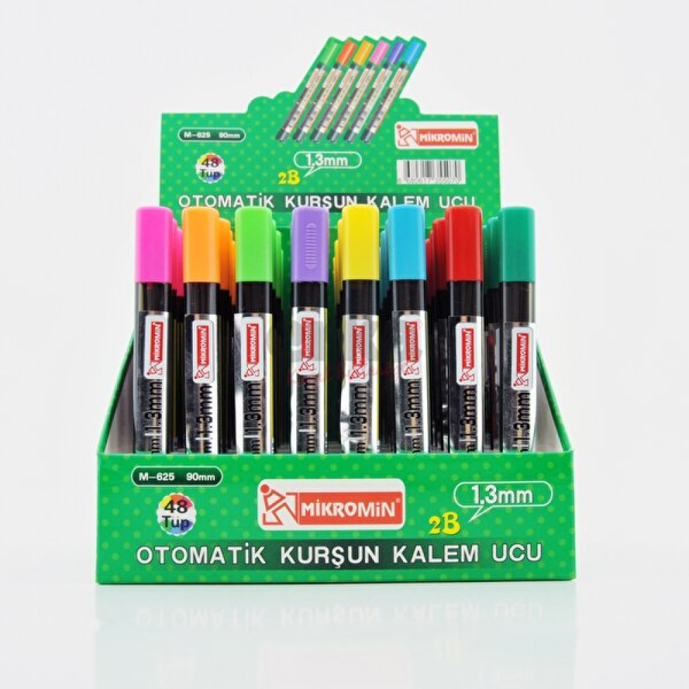 Şahin Kırtasiye Mın Mıkro M 625 90MM 1.3mm Standlı 48'li Kurşun Kalem Ucu (Min) Fiyatı