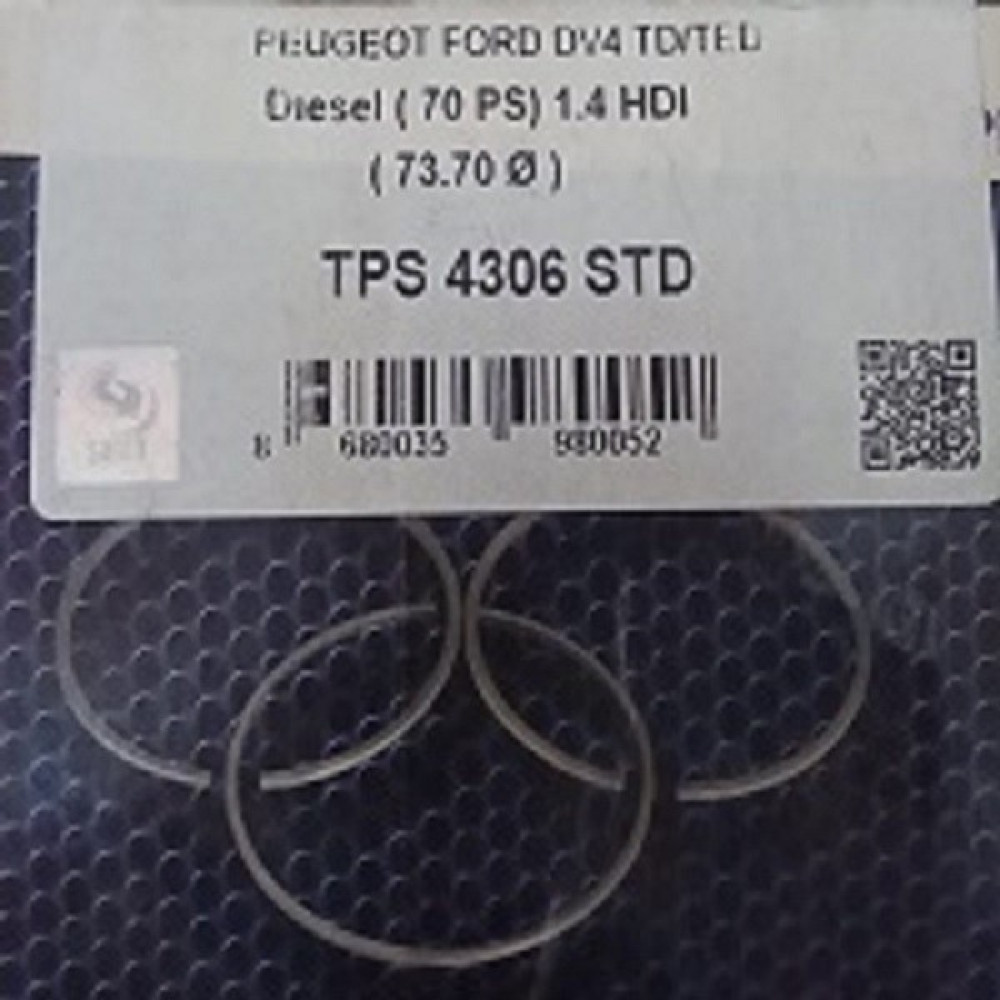 Şahin Motor Pıston Segman P206-P307-C3 1.4hdı-Dv4 Tdcı-Fıesta 1.4hdı 73.70MM - Sahın Tps 4306 Std Oto Boyaları Fiyatı