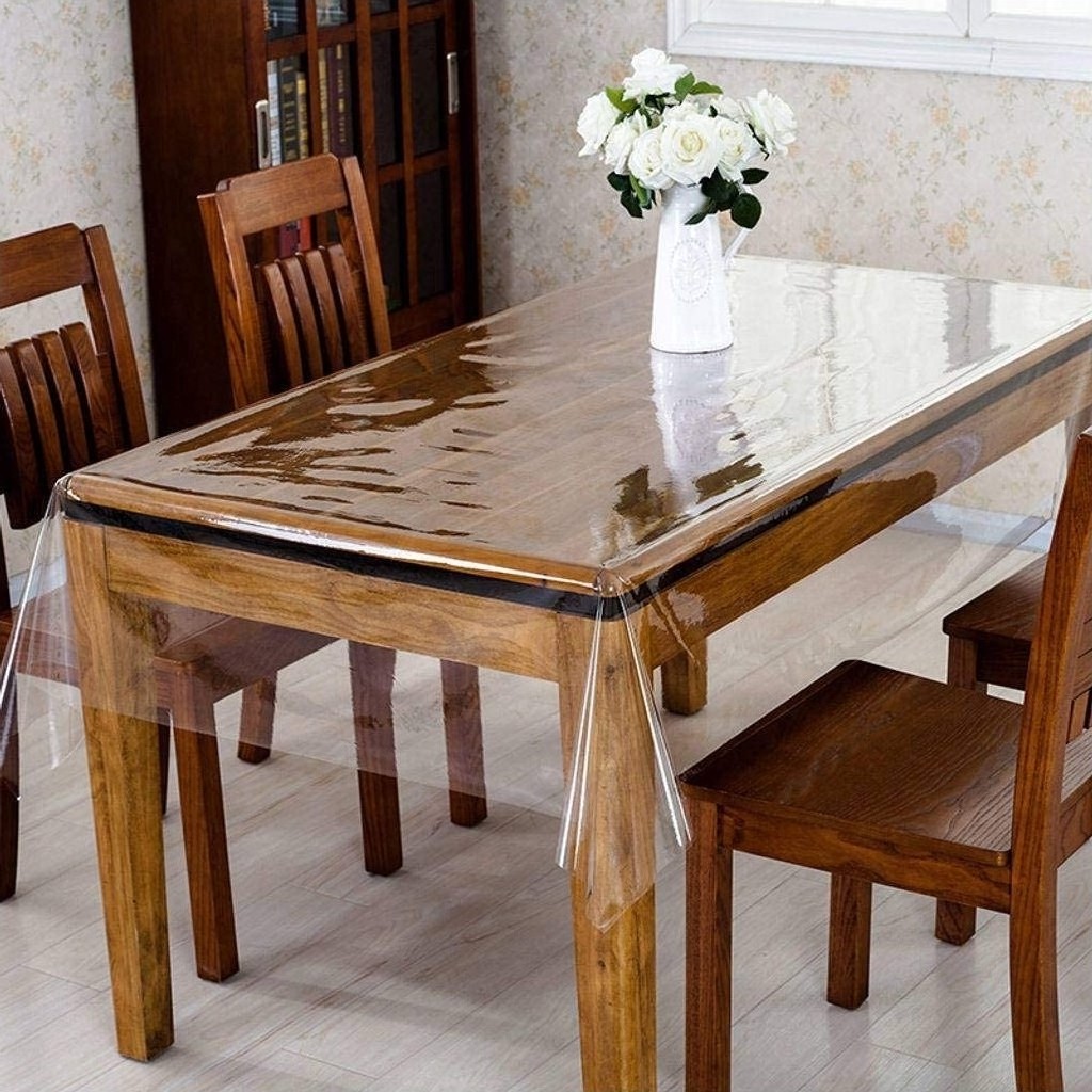 Şahin Şeffaf Pvc Ince Masa Örtüsü 0,15 mm 100 x 140 cm - Beyaz Masa Örtüsü Fiyatı