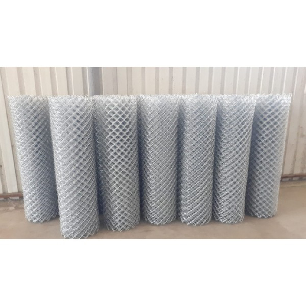 Şahin Tel Sahin Tel Güvence Si Ile 150 cm Eninde ,20METRE Uzunluğunda 6 x 6 Göz Aralık Örgülü Çit Teli 2.20 mm Kalınlığında-Bahçe Çit Teli - Gri Bahçe Çiti Fiyatı