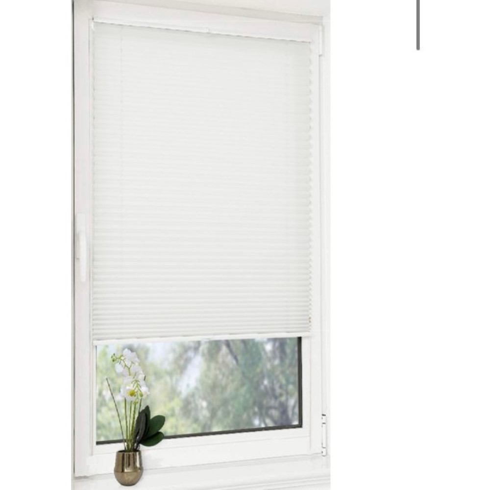 Şahinsoy Perde Plicell Cam Balkon Perdesi 10 Farklı Renk Kumaş Plicell - Beyaz - 100 x 100 cm Stor Perde Fiyatı