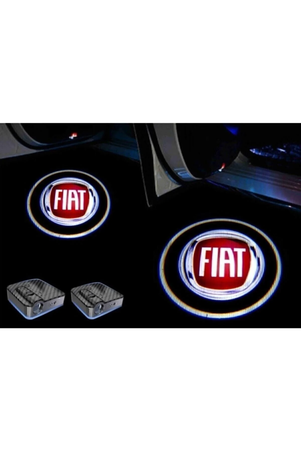 SAHLAN Fiat Araçlarına Kapı Altı Led Logo Mesafe Sensörlü Yeni Nesil" Oto Aydınlatma Fiyatı
