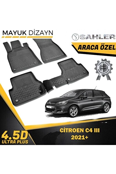 Sahler Citroen C4 X HB 2022+ Uyumlu 4.5D Paspas Oto Paspas Fiyatı