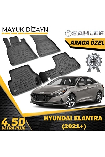 Sahler Hyundai Elantra (2021+) Uyumlu 4.5D Havuzlu Paspas Oto Paspas Fiyatı