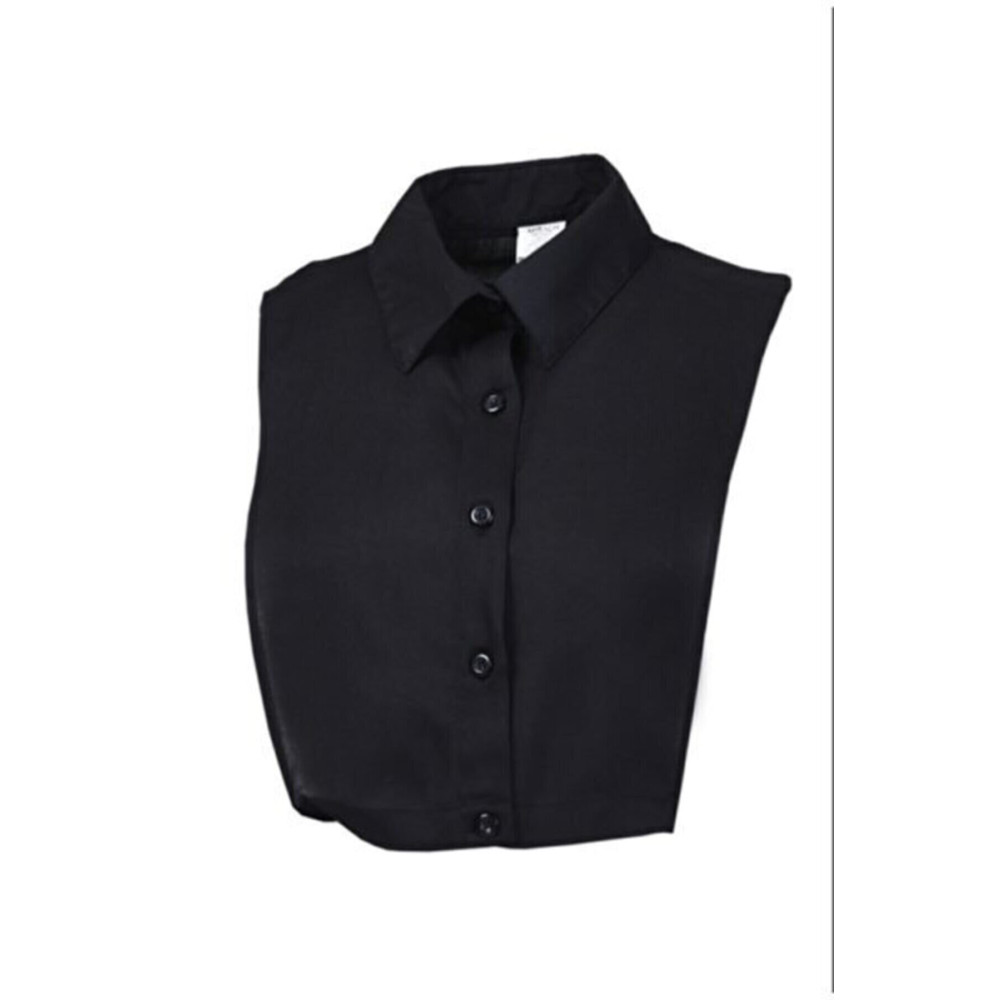 Sahra Şal Dünyası Yarım Gömlek Yaka %100 Poplin Siyah XL/2XL Beden Kadın Gömlek Fiyatı