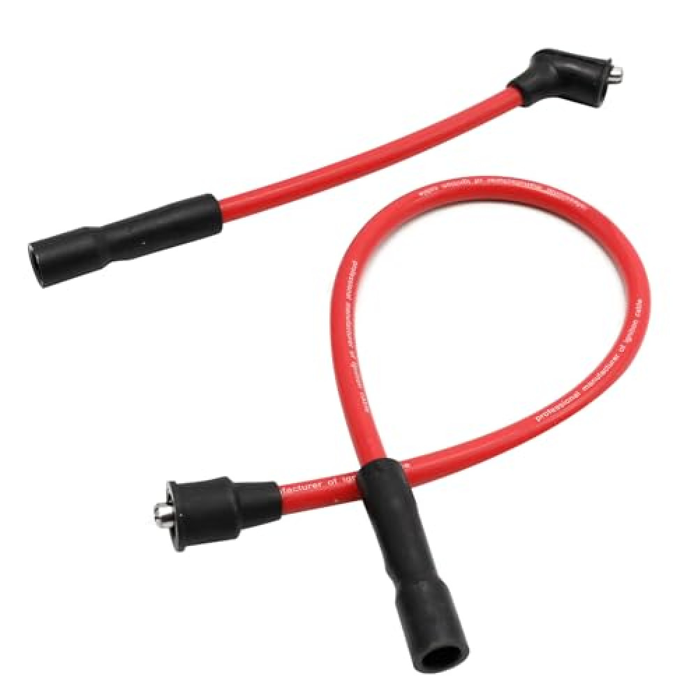 Saihisday 8.8mm Red Spark Plug Wires 2104-0143 Replacement for Harley Davidson Sportster XL 883 1200 1986-2003