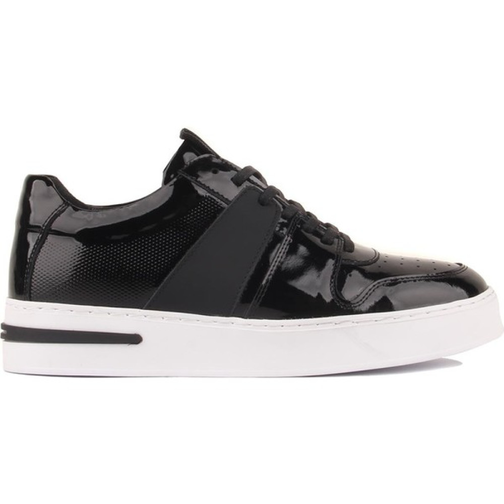 Saillaker’s Sail Lakers - Siyah Rugan Deri Bağcıklı Erkek Sneaker Erkek Günlük Ayakkabıları Fiyatı