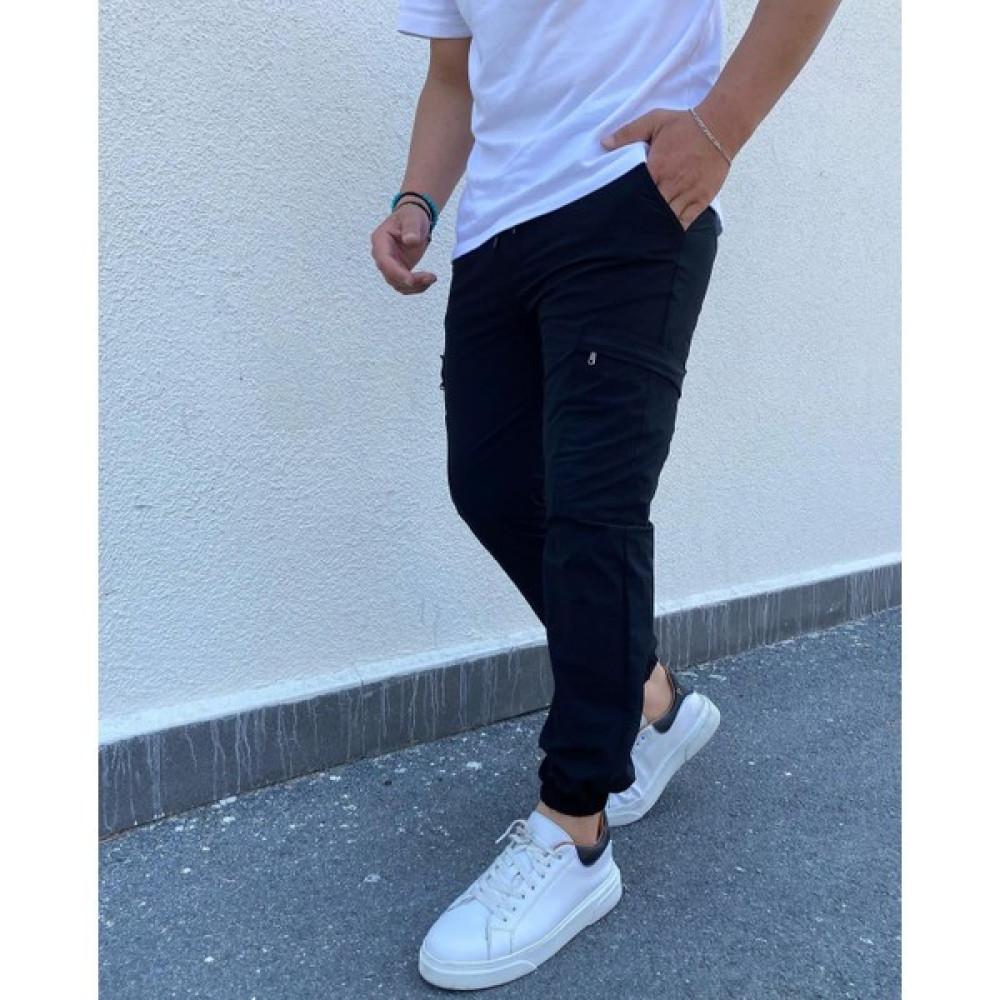Saintwol Kargo Cep Jogger Pantolon Slim Fit Beli ve Paçası Lastikli Yüksek Kalite Paraşüt Kumaş Erkek Pantolon Fiyatı