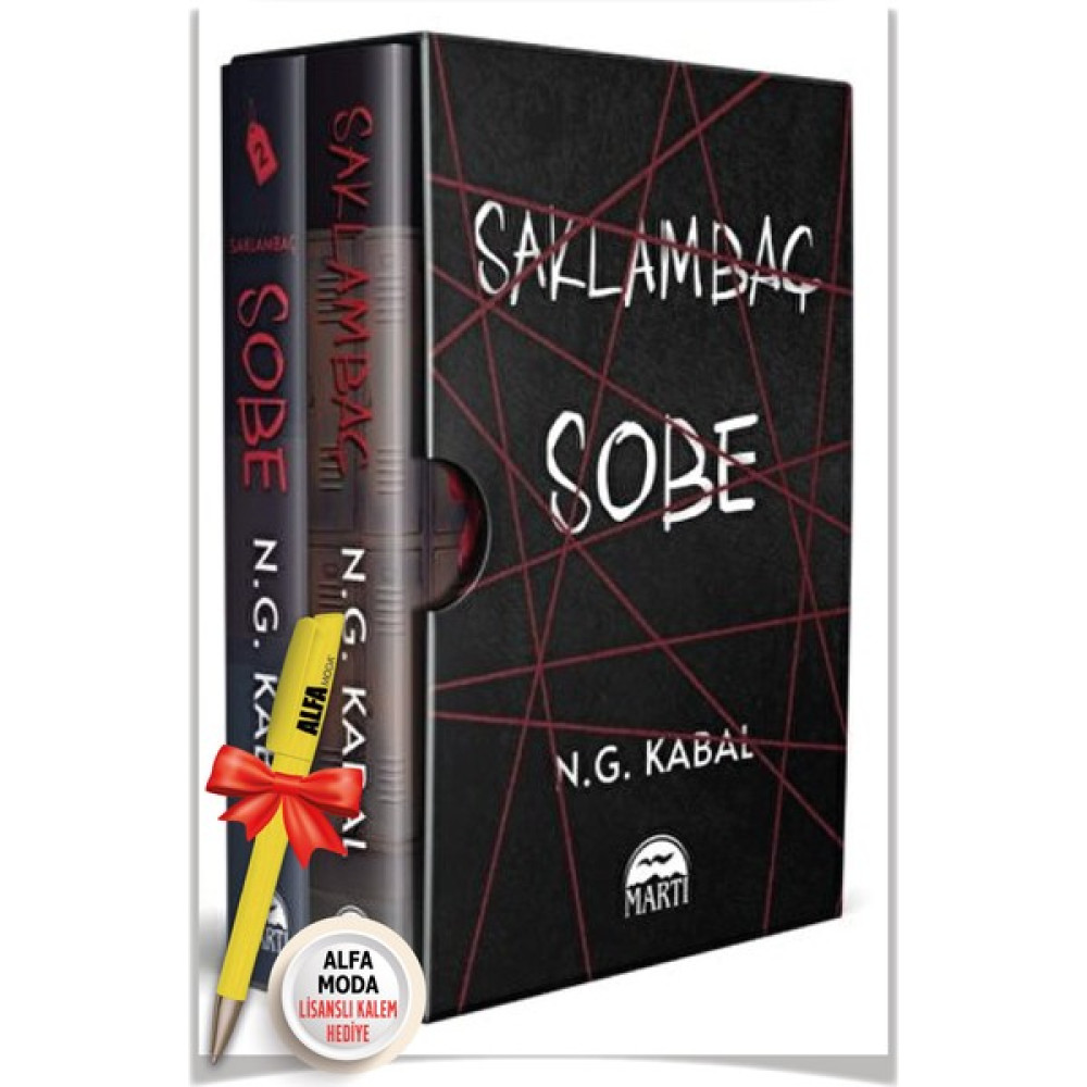 Saklambaç & Sobe Ikili Set (Ciltli) (N. G. Kabal) 2 Kitap + Moda Lisanslı Kalem Hediye - Martı Macera Fiyatı