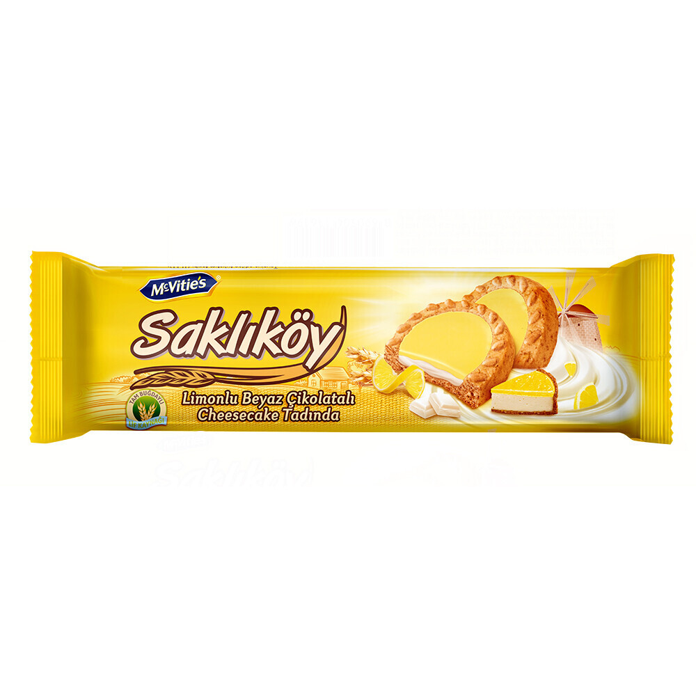 Saklıköy Limonlu Beyaz Çikolatalı 100 Gr Bisküvi ve Kek Fiyatı