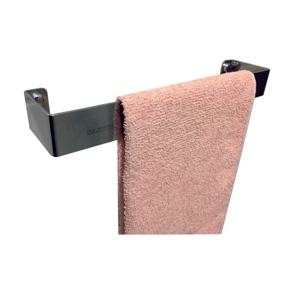 Sakoya Marin H02 Havlu Askısı, Havluluk 304 Kalite Paslanmaz Krom 2+6+28,5+6+2x3,5 cm Et Kalınlığı 2 mm + krom paslanmaz vida seti - Inox Banyo Askılık Fiyatı