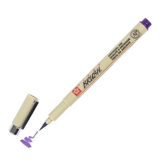 Sakura 24 Purple Pigma Brush Fırça Uçlu Kalem