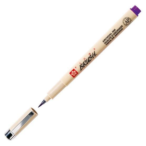 Sakura 24 Purple Pigma Brush Fırça Uçlu Kalem Teknik Çizim ve Grafik Kalemi Fiyatı