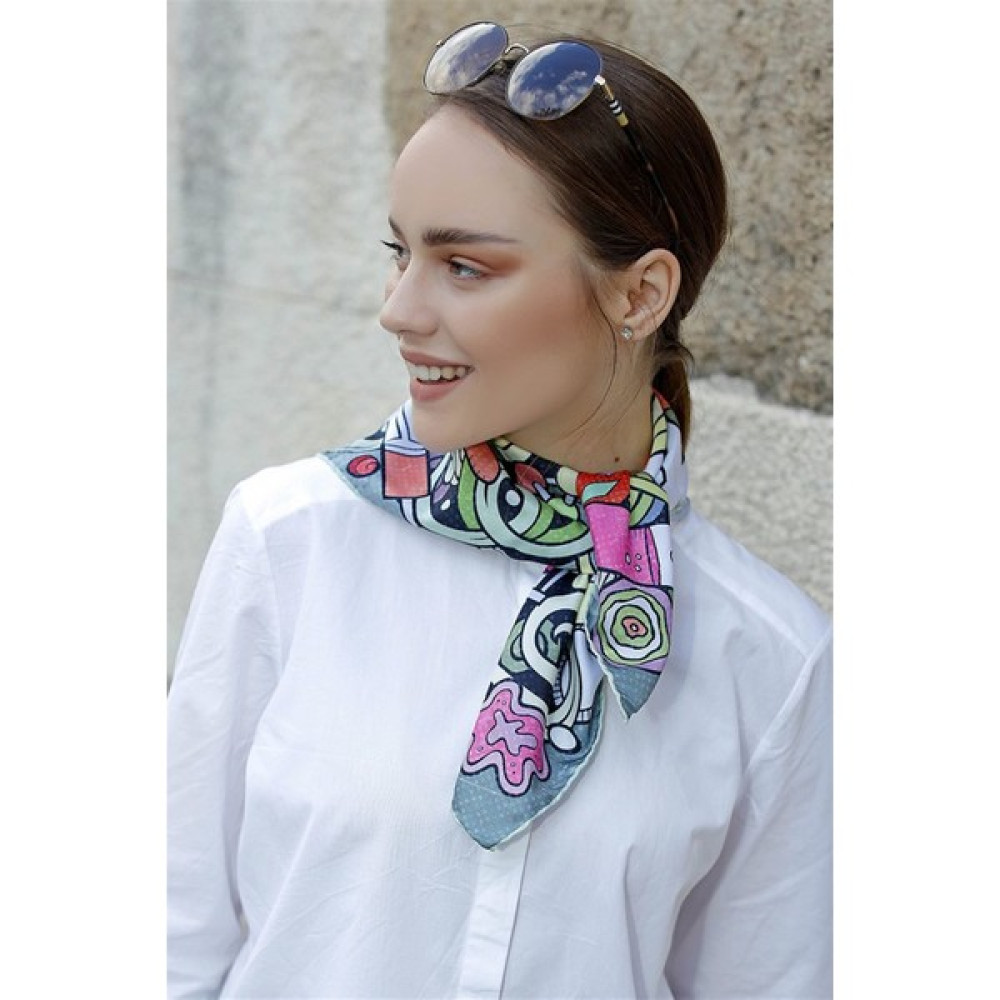 Şal Evi Kadın Fular Bandana lik Renkli Twill Eşarp Şal Laborant Şal / Fular & Eşarp Fiyatı