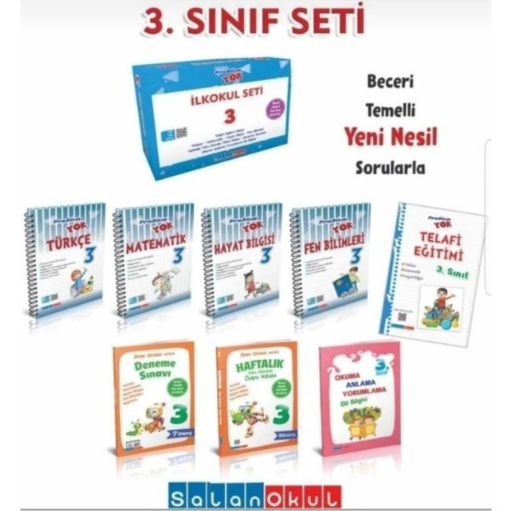 Salan Yayınları Salan Okul Yayınları 3. Sınıf Problem Yok Serisi - Komisyon Çocuk Masal Fiyatı