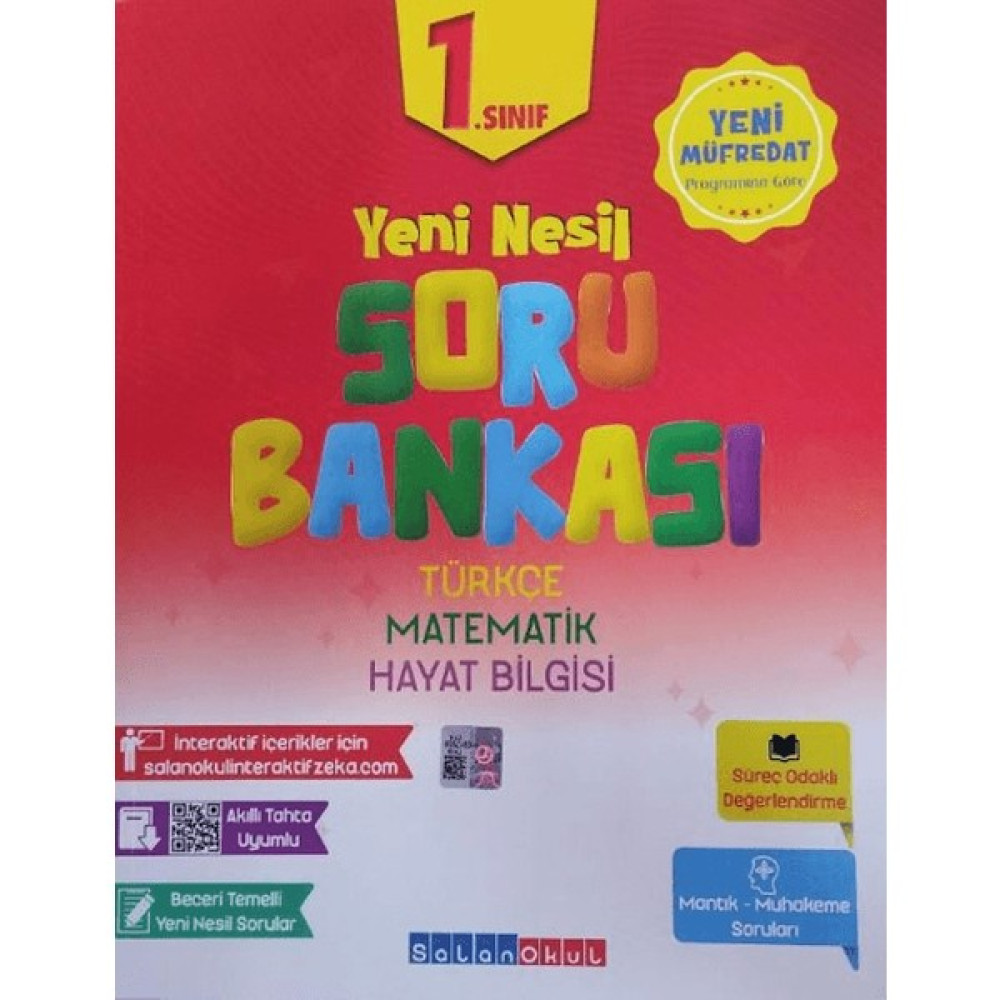 Salan Yayınları (Sınıf: 1) Yeni Nesil Soru Bankası Tüm Dersler Fiyatı