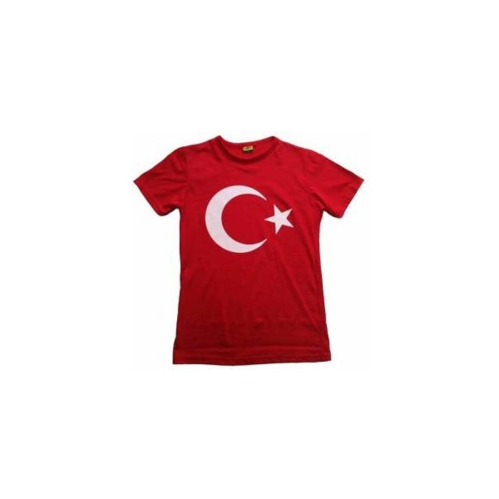 Salar Ticaret Çocuk Bayrak Tişört Ayyıldızlı Tişört Pamuklu Unisex Tişört Erkek Çocuk T-shirt Fiyatı