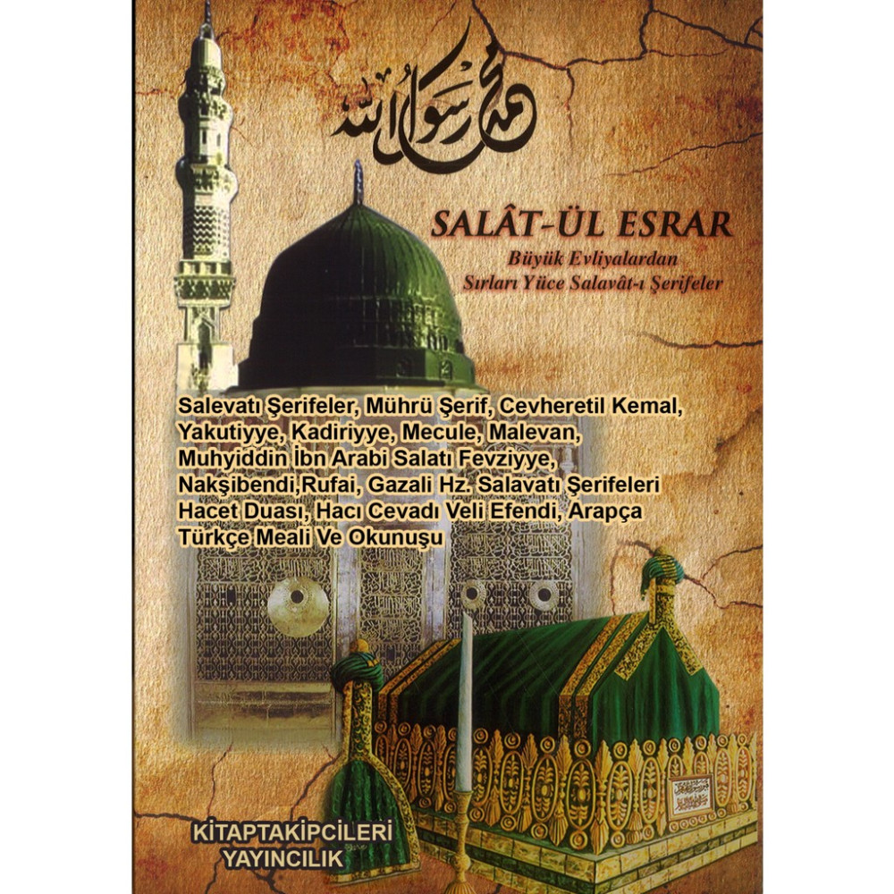 Salatül Esrar Salavatı Şerifeler, Cevheretil Kemal, Yakutiyye, Kadiriyye, Mecule, Malevan 168 Sayfa Din Kitapları Fiyatı