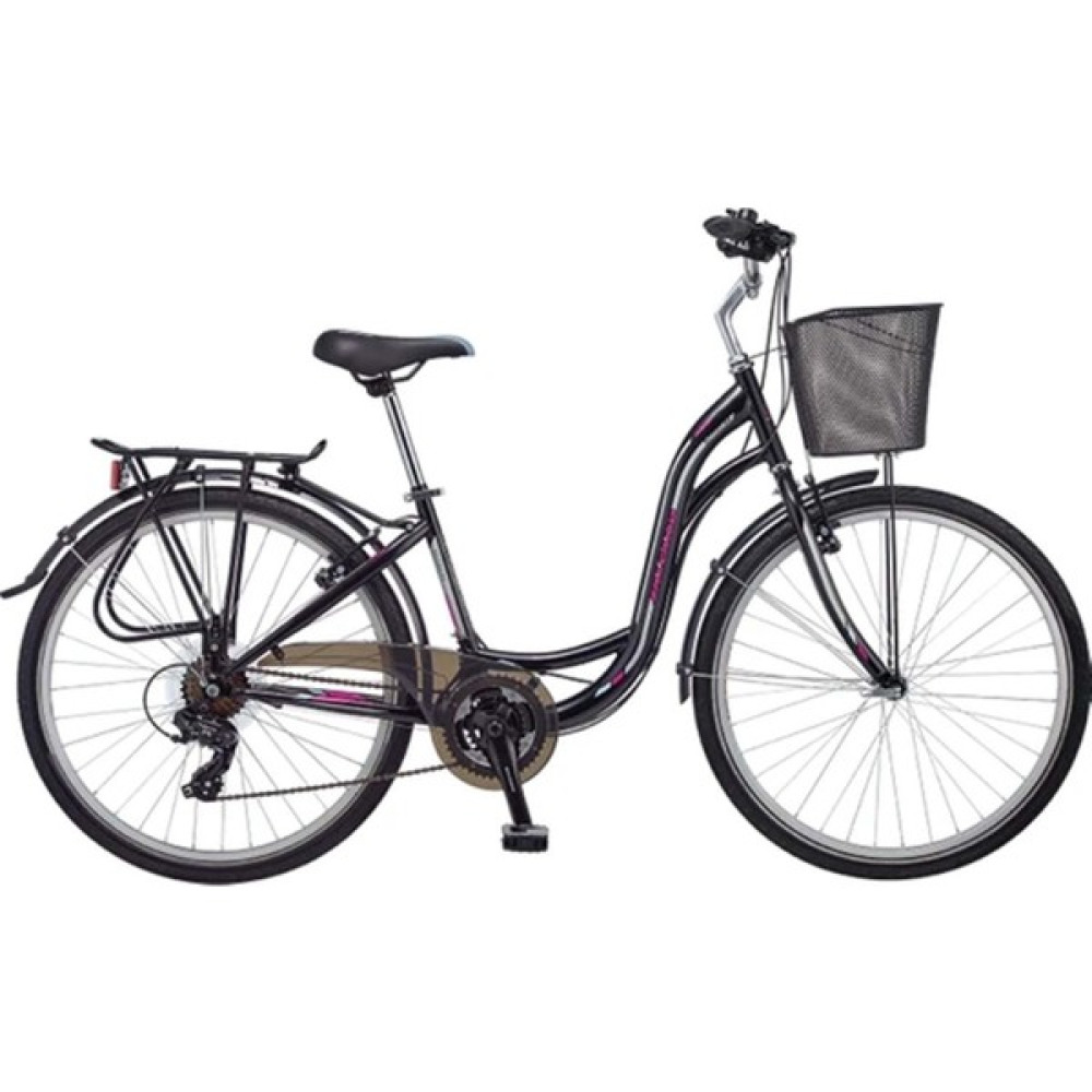 Salcano Bodrum 26 Unisex VR16'' Şehir Bisikleti Siyah-Mor-Gri Şehir & Gezi Bisikletleri Fiyatı