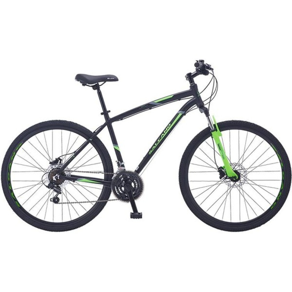 Salcano City Explorer V 19'' Gezi Bisikleti Mat Siyah-Sarı-Koyu Gri Şehir & Gezi Bisikletleri Fiyatı