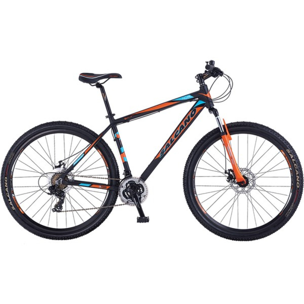 Salcano Ng 750 26 Md 18" Disk Fren Full Shimano 21 Vites Siyah Turuncu Turkuaz Dağ Bisikletleri Fiyatı