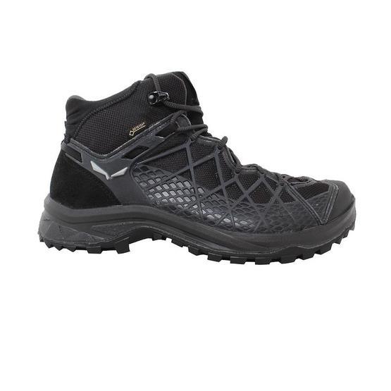 Salewa Wild Hiker Mid Gtx Siyah-Silver Erkek Trekking Ayakkabı