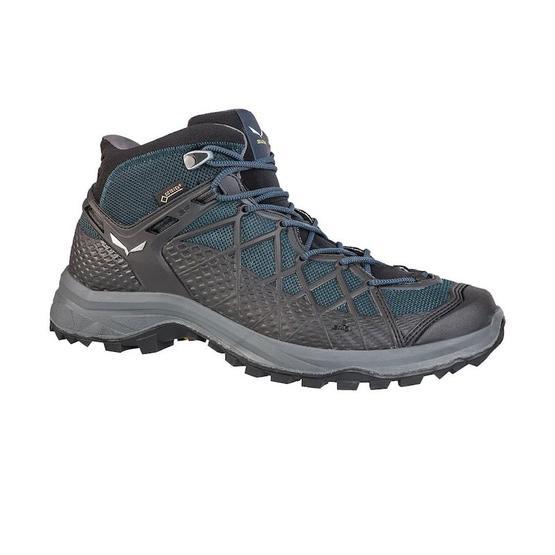 Salewa Wild Hiker Mid Gtx Siyah-Silver Erkek Trekking Ayakkabı